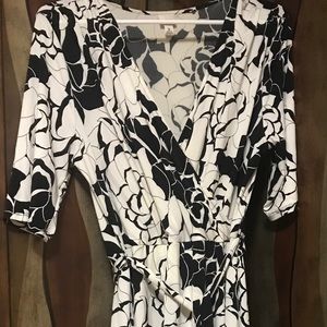 Slinky wrap style dress